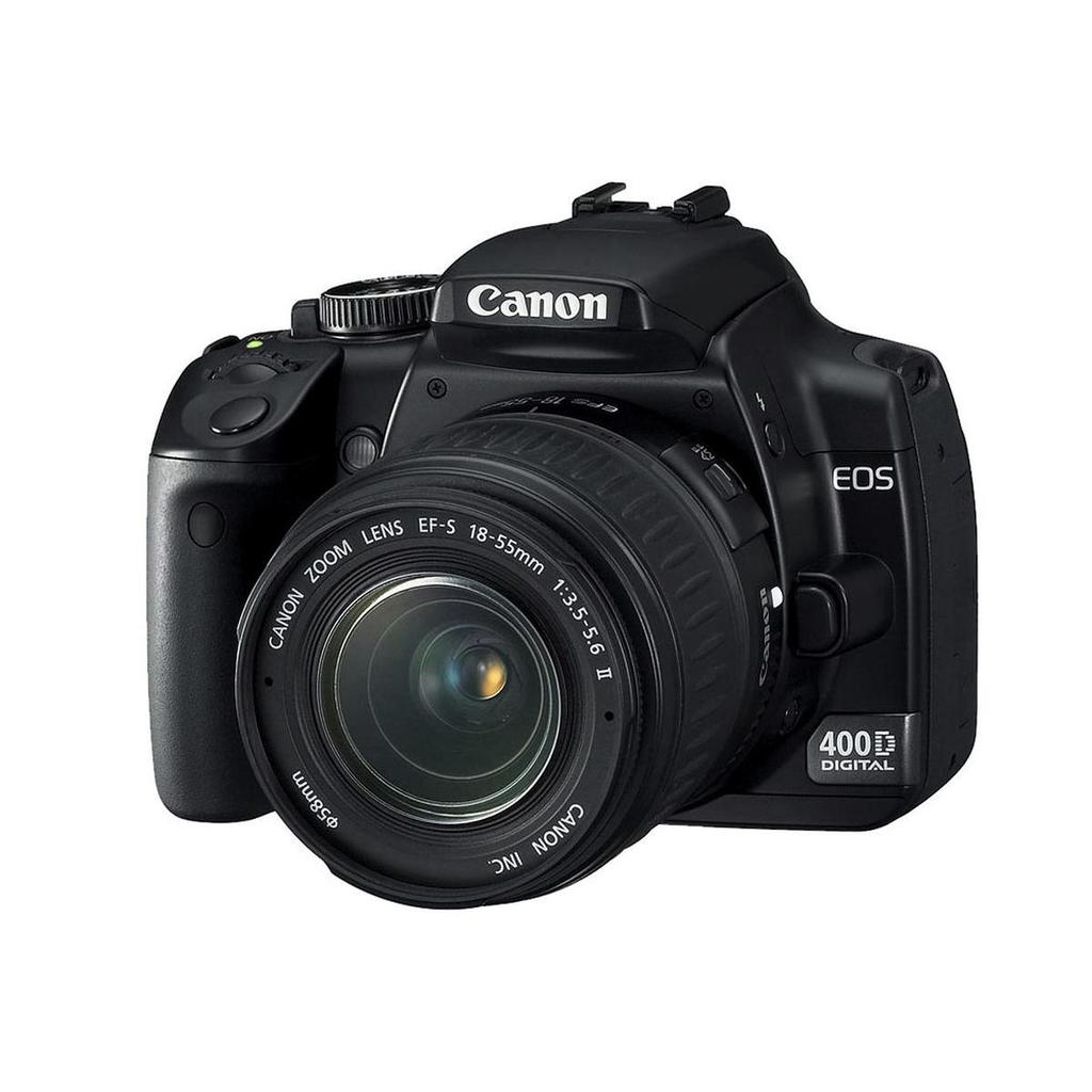 Reflex EOS 400D - Noir + Canon Canon Zoom Lens EF-S 18-55mm f/3.5-5.6 II f/3.5-5.6 Reconditionné - 220,00 € Reflex EOS 400D - Noir + Canon Canon Zoom Lens EF-S 18-55mm f/3.5-5.6 II f/3.5-5.6 Reconditionné Canon reconditionné disponible sur Backmarket