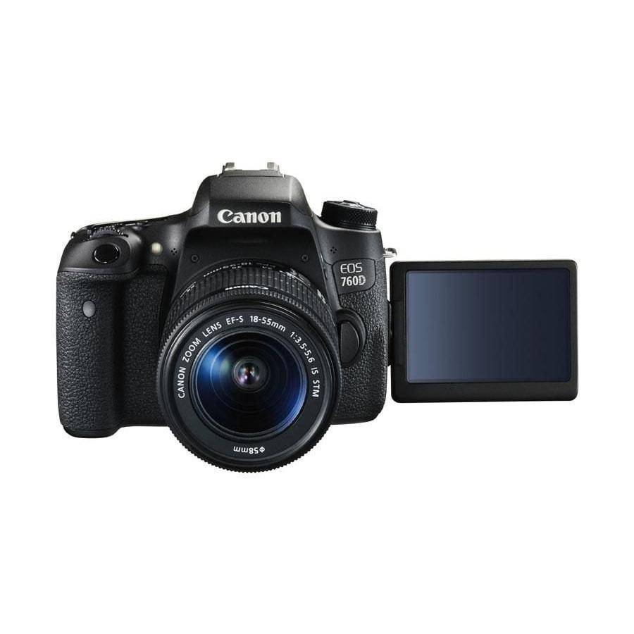 Reflex EOS 760D - Noir + Canon EF-S 18-55mm f/3.5-5.6 IS STM f/3.5-5.6 Reconditionné Canon reconditionné disponible sur Backmarket