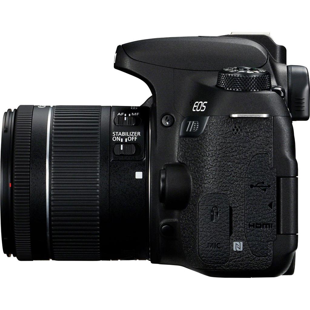 Voir photo 2 de Reflex EOS 77D - Noir + Canon Zoom Lens EF-S 18-55mm f/4-5.6 IS STM f/4-5.6 | Dero Reflex EOS 77D - Noir + Canon Zoom Lens EF-S 18-55mm f/4-5.6 IS STM f/4-5.6 Reconditionné Canon reconditionné photo 2 | Dero