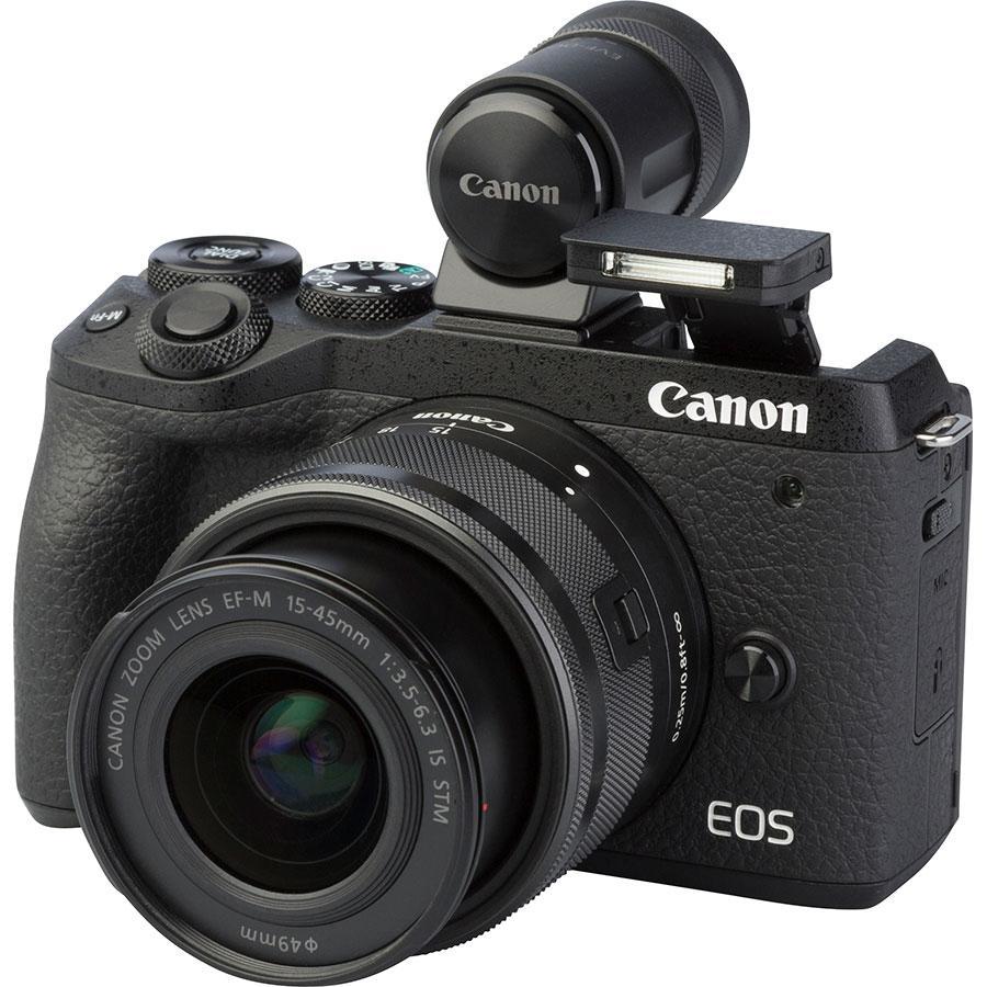 Reflex EOS M6 Mark II - Noir + Canon EF-M 15-45mm f/3.5-6.3 IS STM f/3.5-6.3 Reconditionné - 799,00 € Reflex EOS M6 Mark II - Noir + Canon EF-M 15-45mm f/3.5-6.3 IS STM f/3.5-6.3 Reconditionné Canon reconditionné disponible sur Backmarket