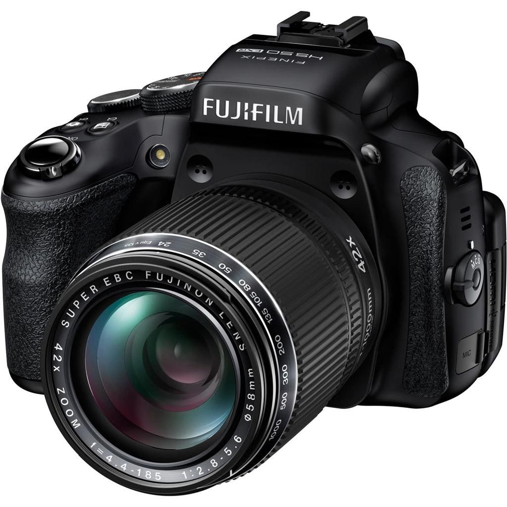 Reflex FinePix HS50 EXR - Noir + Fujifilm Fujinon Super EBC Fujinon 24-1000mm f/2.8-5.6 f/2.8-5.6 Reconditionné Fujifilm reconditionné disponible sur Backmarket