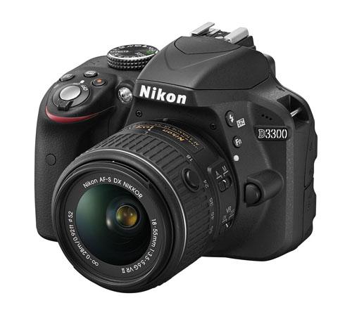 Reflex Nikon D3300 Kit Black + Objectif AF-S DX 18-55 mm VR II État correct Nikon reconditionné disponible sur Fnac
