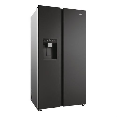 Réfrigérateur américain Haier HSW59F18EIPT Reconditionné Pose Libre, No Frost, Lege Led, Classe E, Slate black État correct Haier reconditionné disponible sur Fnac | Dero