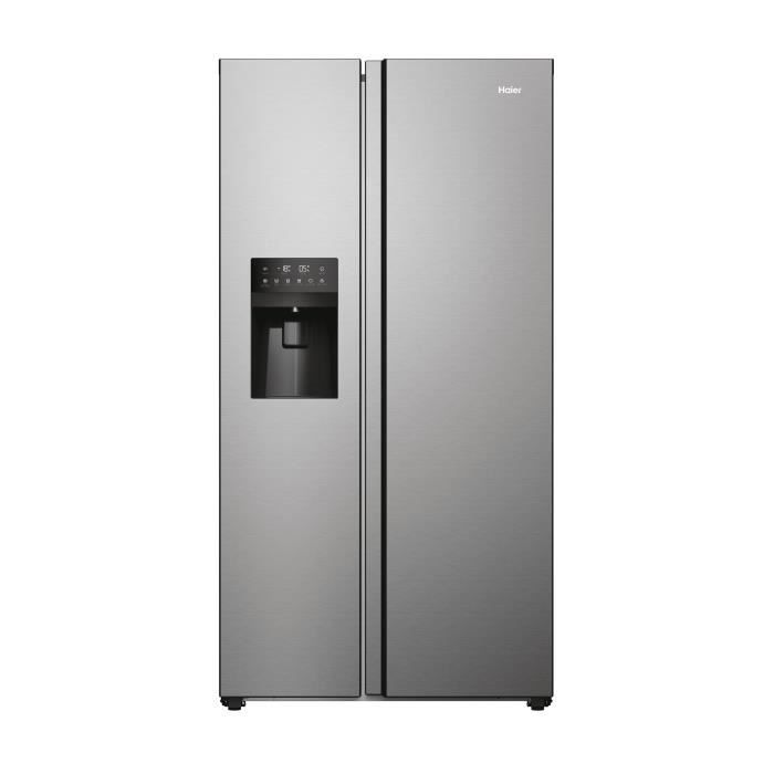 Réfrigérateur américain - HSOGPIE9183 - Classe E - 515 L (337+178) - 40 dB - Gris - Bon état Bon état Haier reconditionné disponible sur Pixmania