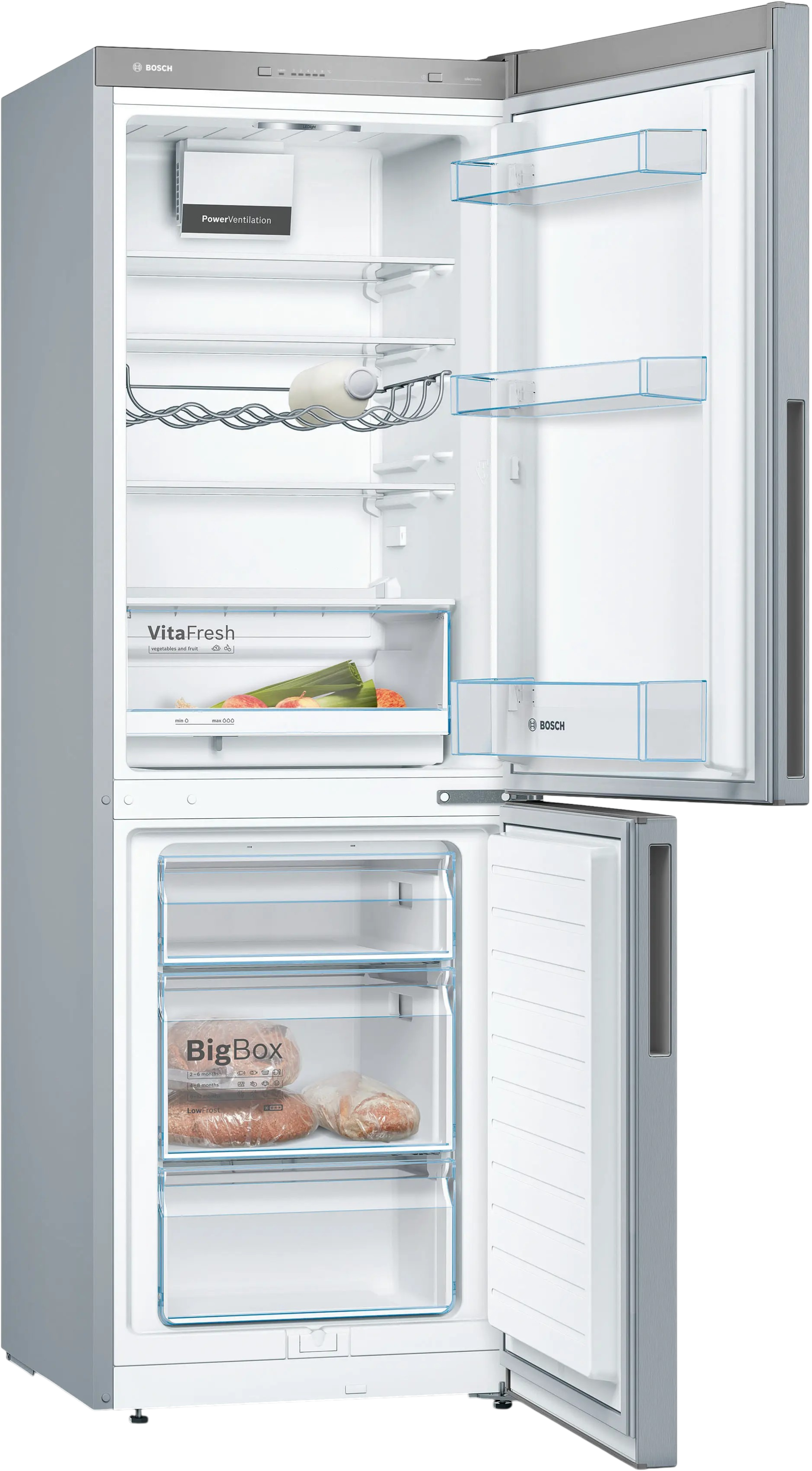 Réfrigérateur avec congélateur BOSCH KGV33VLEAS Très bon état Bosch reconditionné disponible sur Underdog