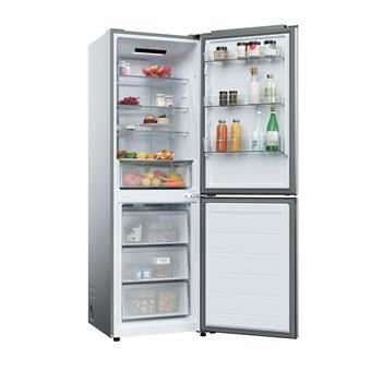 Voir photo 2 de Réfrigérateur combiné Candy CNCQ2T6S18DX 315 L acier inox Total No Frost, zone d'humidité, porte réversible, LED, congélateur bas - Bon état | Dero Réfrigérateur combiné Candy CNCQ2T6S18DX 315 L acier inox Total No Frost, zone d'humidité, porte réversible, LED, congélateur bas - Bon état Bon état Candy reconditionné photo 2 | Dero