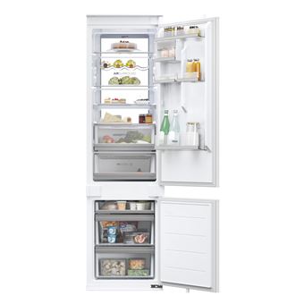 Réfrigérateur combiné encastrable Haier HBW7519C 300 L No Frost Wi?Fi/Bluetooth Blanc - Bon état Bon état reconditionné disponible sur Pixmania