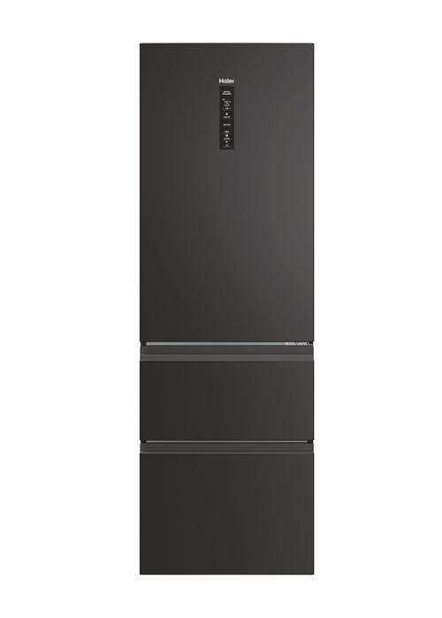 Réfrigérateur combiné Haier HTW5618DNPT 3D 60 Series 5 360 L Noir Inox foncé État correct Haier reconditionné disponible sur Fnac