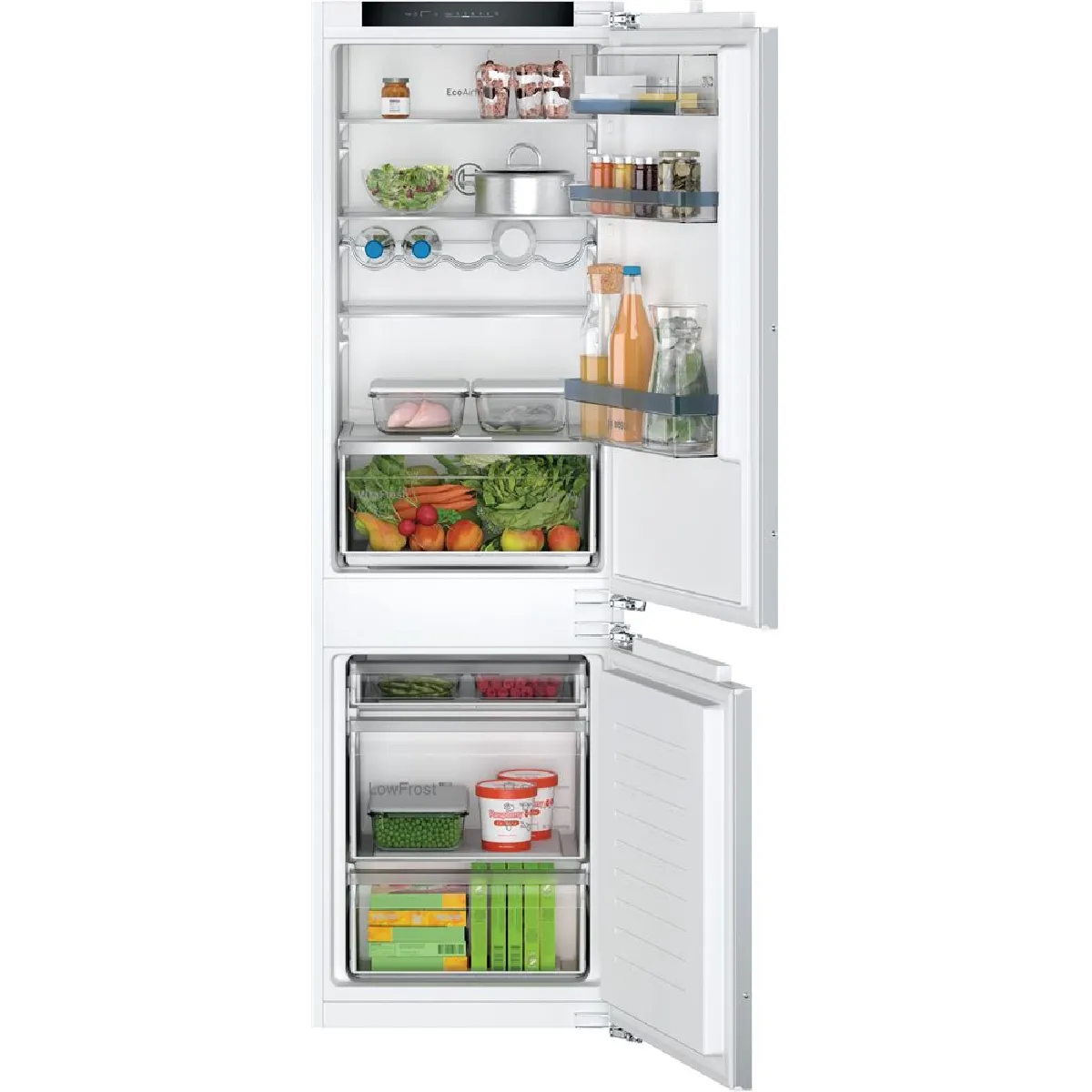 Acheter Réfrigérateur combiné intégrable KIV86SFE0 Reconditionné - 749,00 € | Dero Réfrigérateur combiné intégrable KIV86SFE0 Reconditionné Bosch reconditionné disponible sur Rue du Commerce Seconde Vie | Dero