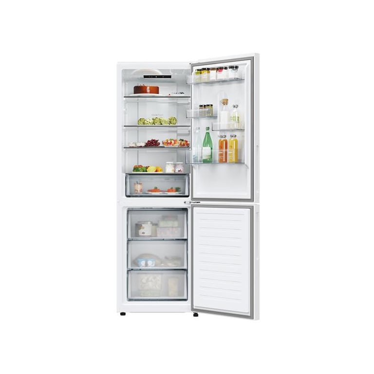 REFRIGERATEUR FS COMBINE 2D c2 ,Total No Frost 185 x 59,5 x 66,7. 352L CANDY - CNCQ2T618EW - Bon état Bon état Candy reconditionné disponible sur Pixmania
