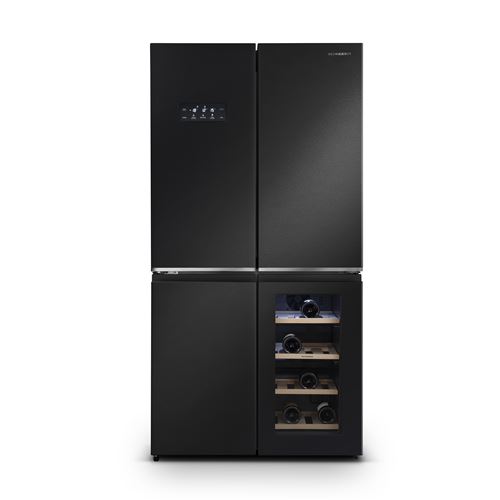 Refrigerateur Multi-portes avec compartiment cave a vin - Dark inox État correct reconditionné disponible sur Fnac