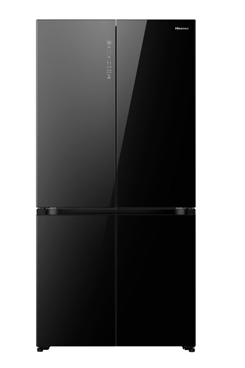 Réfrigérateur multi-portes Hisense RQ758N4SBSE Freshfit verre noir État correct Hisense reconditionné disponible sur Fnac