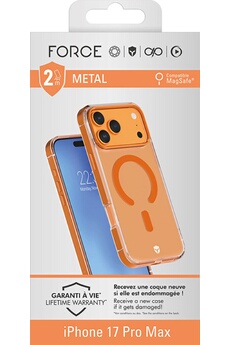 renforcée en métal MagSafe Orange pour iPhone 17 Pro Max Bon état reconditionné disponible sur Darty