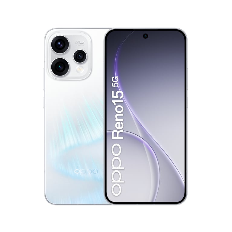 Reno15 (5G) 512 Go, Blanc - Bon état Bon état Oppo reconditionné disponible sur Pixmania