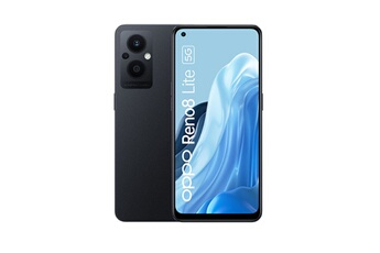 Reno8 Lite - 5G smartphone - double SIM - RAM 8 Go / Mémoire interne 128 Go - OLED display - 6.43" - 2400 x 1080 pixels (60 Hz) - 3 x caméras arrière Bon état Oppo reconditionné disponible sur Darty