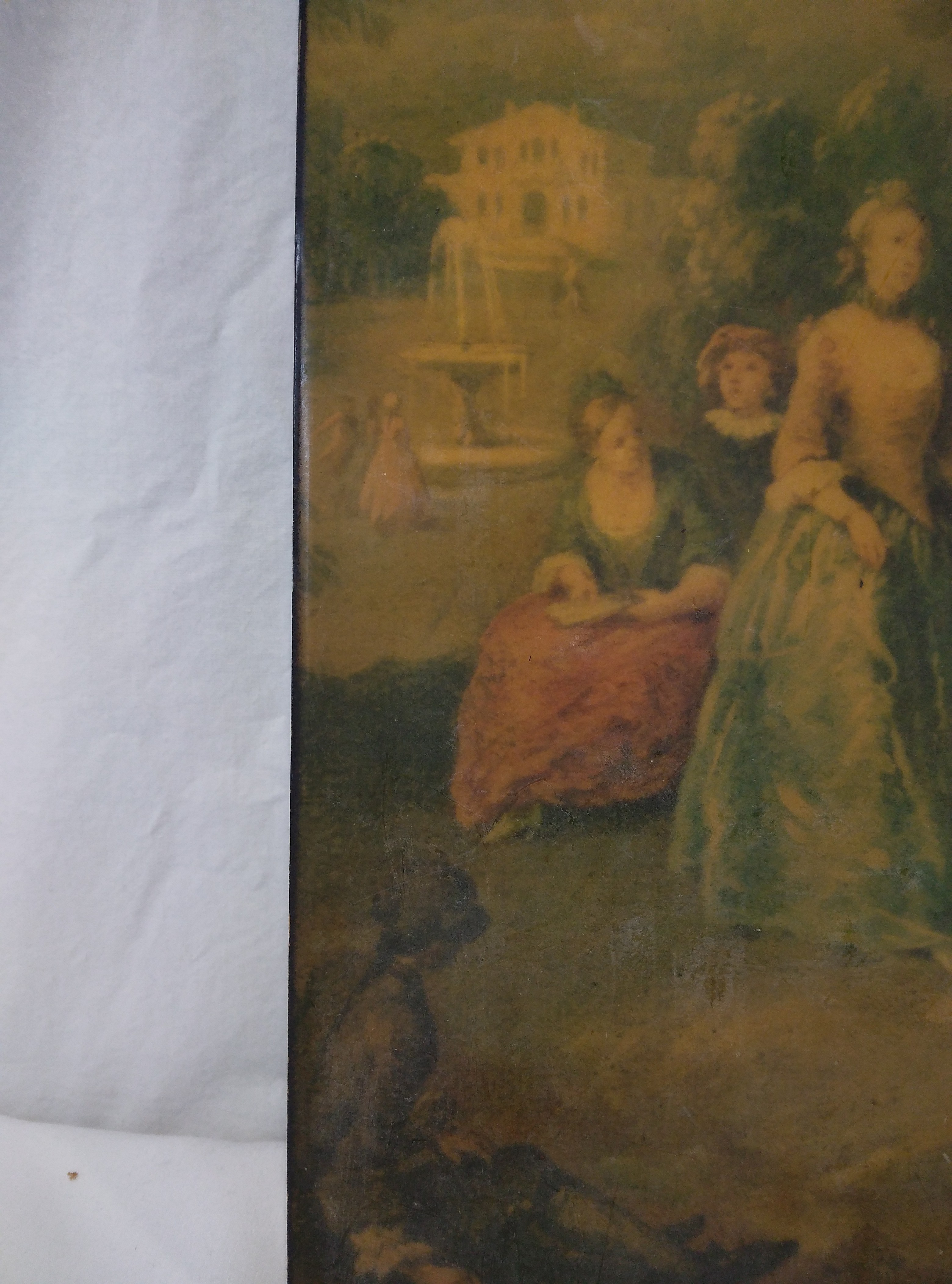 Voir photo 4 de Reproduction de la peinture "La balançoire", Guiseppe Zais, Art Rococo. Reproduction de la peinture "La balançoire", Guiseppe Zais, Art Rococo. État correct reconditionné photo 4
