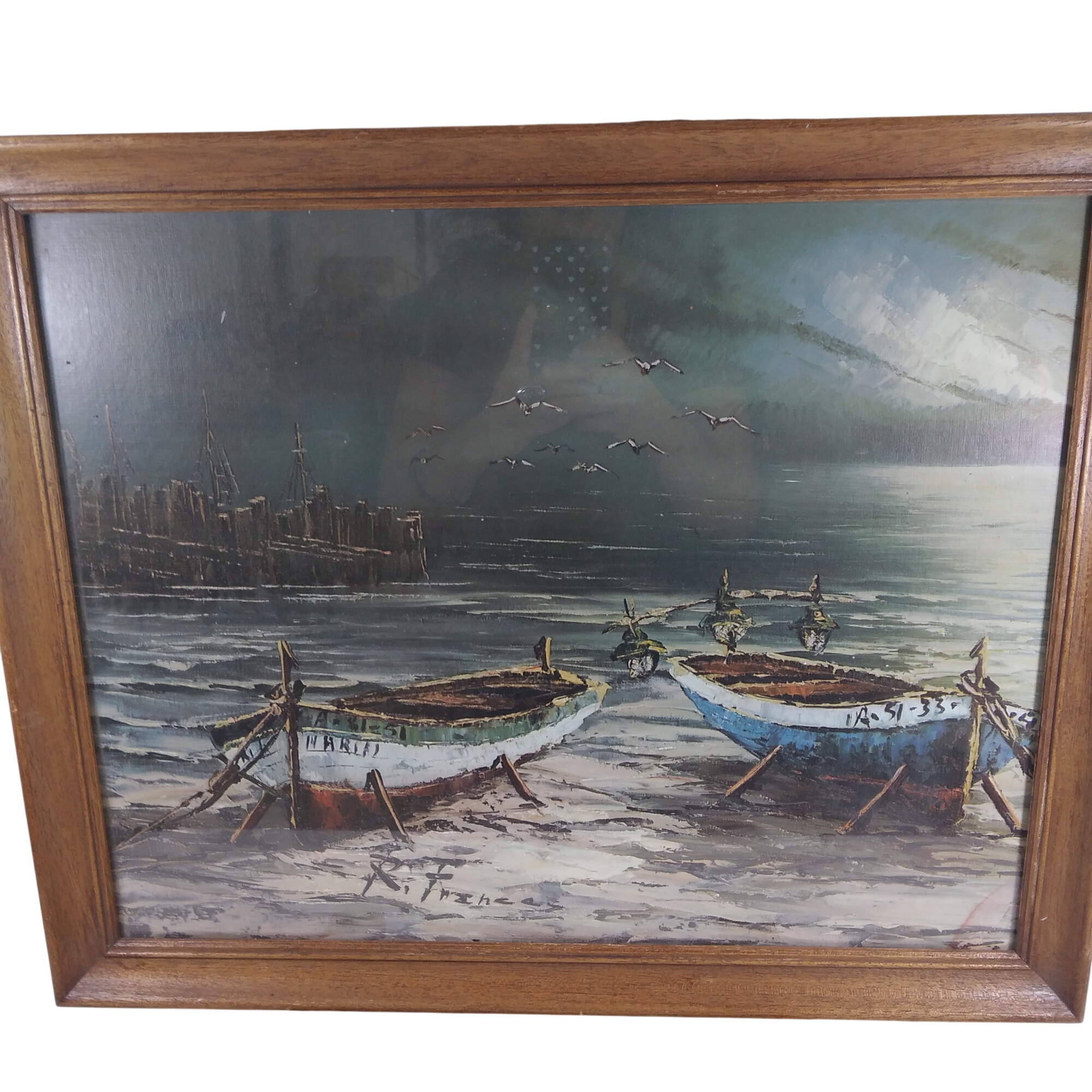 Reproduction paysage marin - encadrée, très bon état Très bon état - 25,00 € Reproduction paysage marin - encadrée, très bon état Très bon état reconditionné disponible sur Label Emmaüs