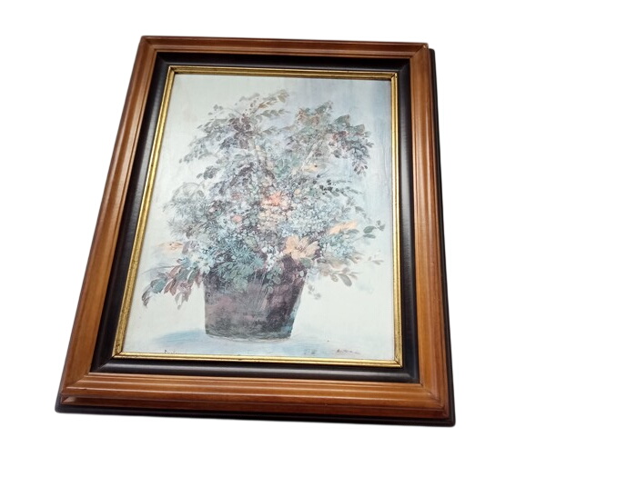 Reproduction sur toile "Bertrand fleurs no4" Fabriqué en France Très bon état - 15,40 € Reproduction sur toile "Bertrand fleurs no4" Fabriqué en France Très bon état reconditionné disponible sur Label Emmaüs