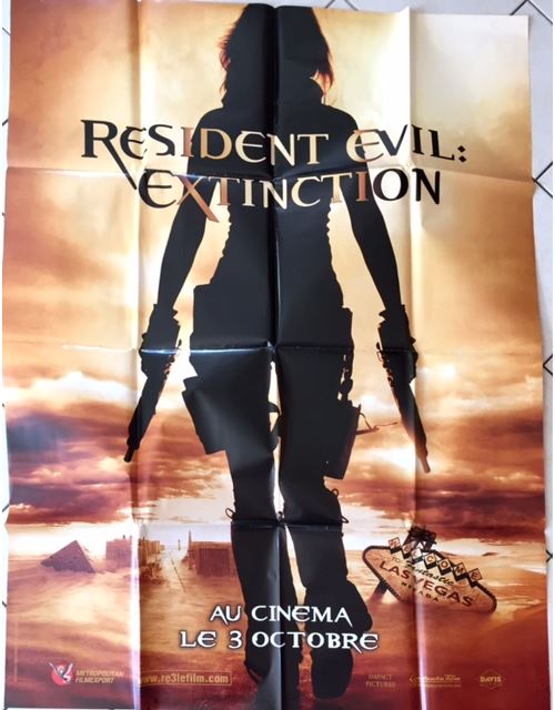 Resident Evil - Extinction AFFICHE CINEMA ORIGINALE État correct N/A reconditionné disponible sur Fnac
