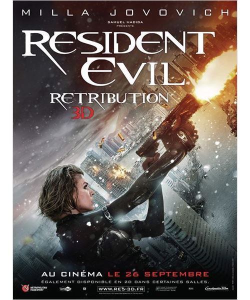 Resident Evil: Retribution AFFICHE CINEMA ORIGINALE État correct N/A reconditionné disponible sur Fnac