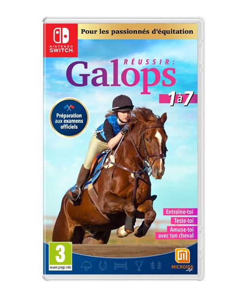 Réussir : Galops 1 à 7 Nintendo Switch État correct - 22,75 € Réussir : Galops 1 à 7 Nintendo Switch État correct Microids Distribution reconditionné disponible sur Fnac