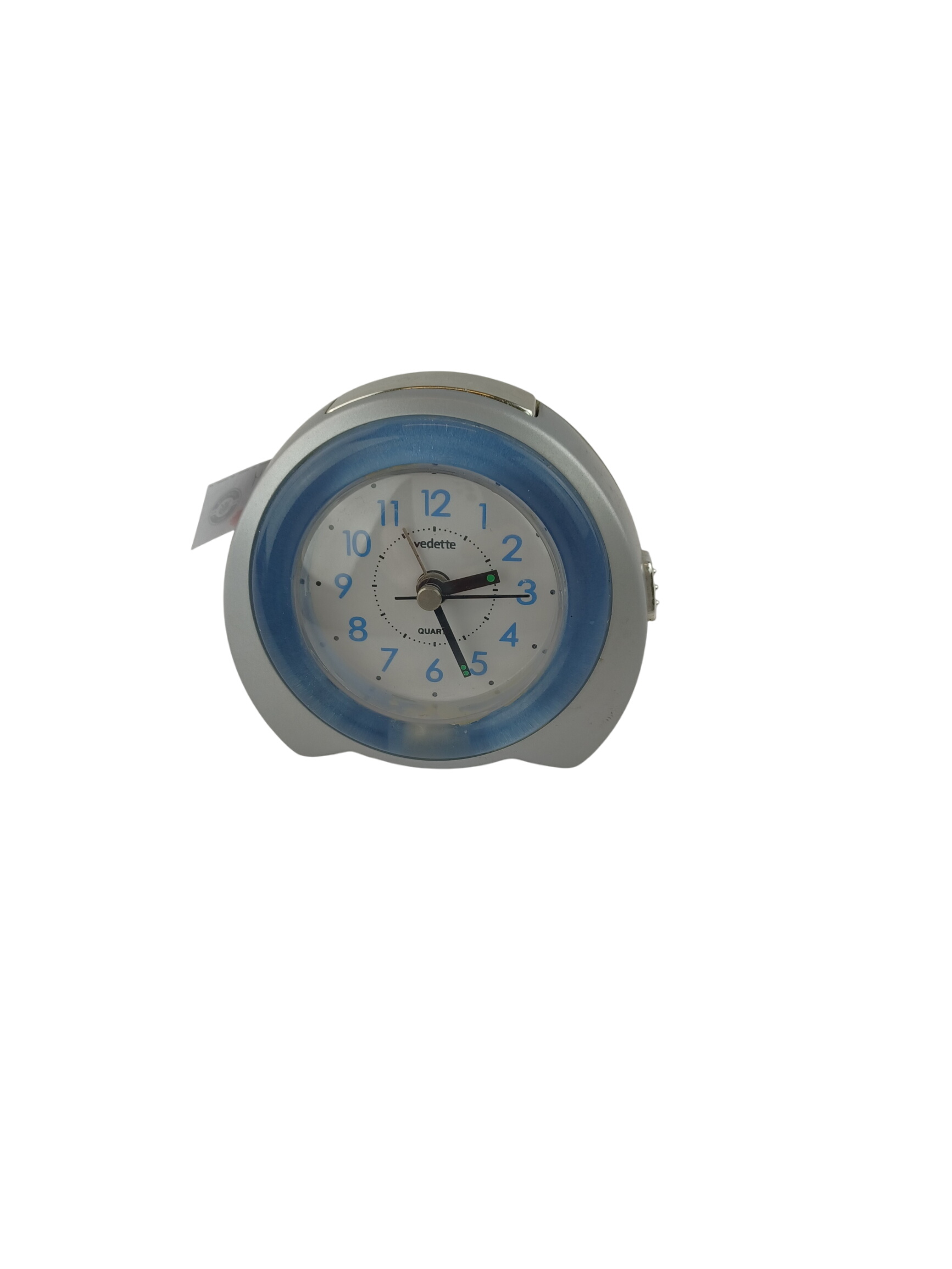 Acheter Réveil boule Vedette Quartz bleu et gris Très bon état - 12,00 € Réveil boule Vedette Quartz bleu et gris Très bon état reconditionné disponible sur Label Emmaüs