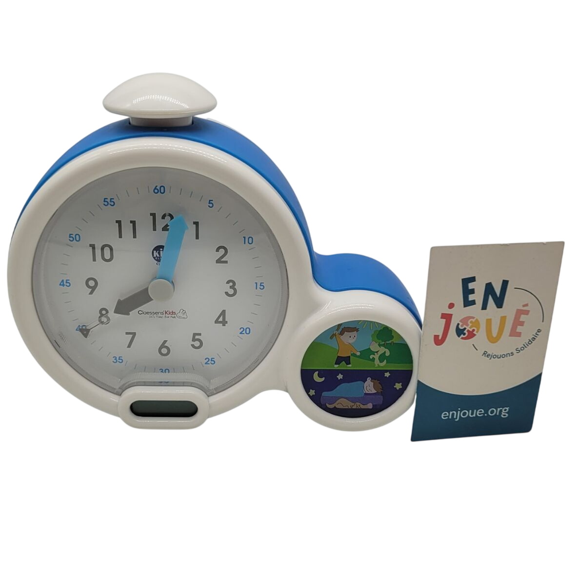 Réveil Multifonctions Kid Sleep Clock Bleu - Apprentissage Facile De L'heure - Dès 5 ans. Bon état - 30,00 € Réveil Multifonctions Kid Sleep Clock Bleu - Apprentissage Facile De L'heure - Dès 5 ans. Bon état reconditionné disponible sur Label Emmaüs