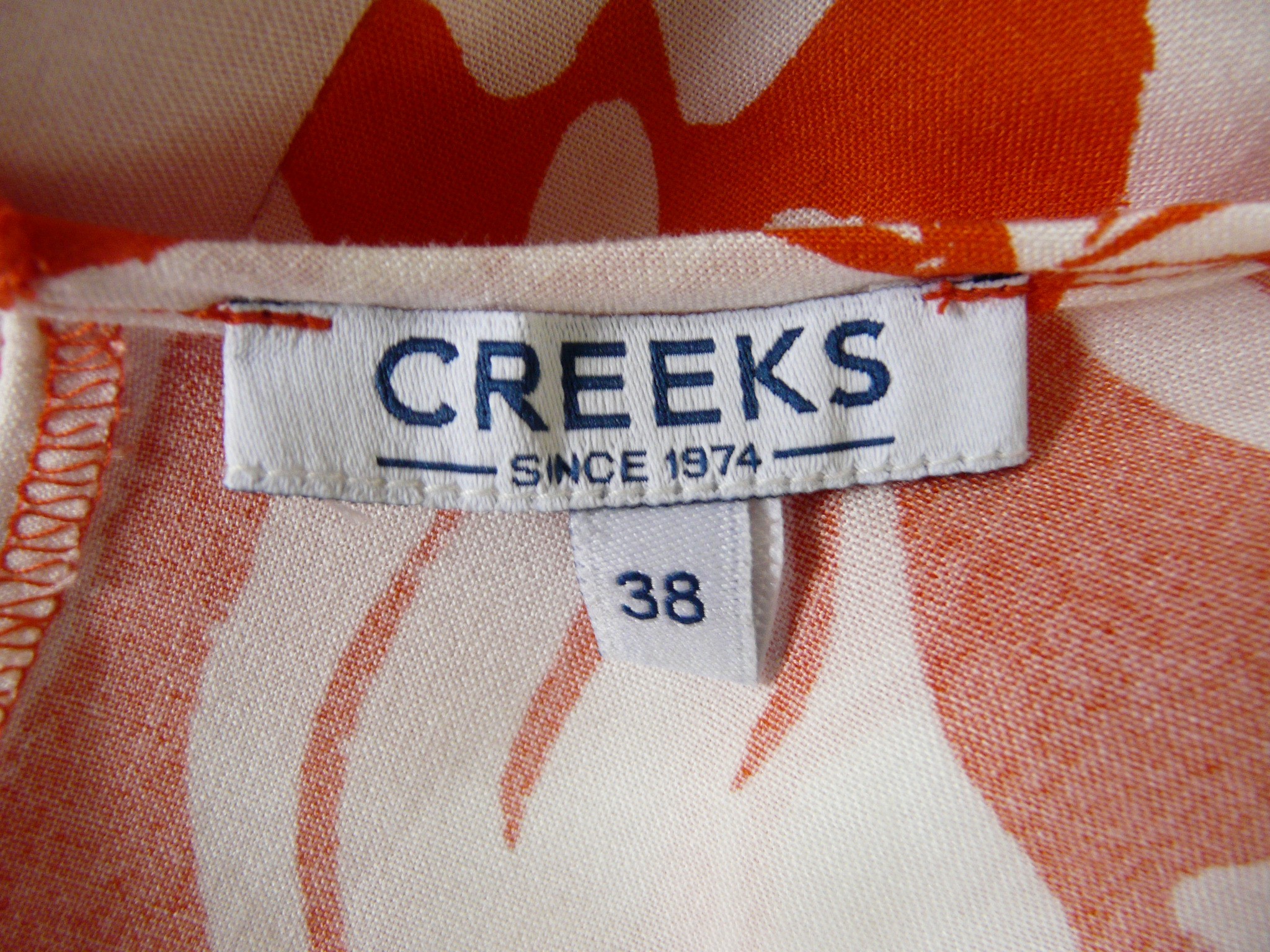 Voir photo 7 de RF195 - Robe longue estivale - Creeks - Taille 38 RF195 - Robe longue estivale - Creeks - Taille 38 Très bon état reconditionné photo 7