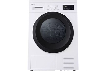 RH8N15WH - Sèche-linge - largeur : 60 cm - profondeur : 60 cm - hauteur : 85 cm - chargement frontal - blanc Très bon état LG reconditionné disponible sur Darty