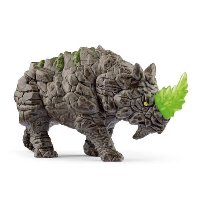 Rhinocéros de pierre - Figurine fantastique - Monstre Mythique et Puissant avec une Tete Mobile - Jeu Imaginatif pour Garçons et - Excellent état Parfait état reconditionné disponible sur Pixmania