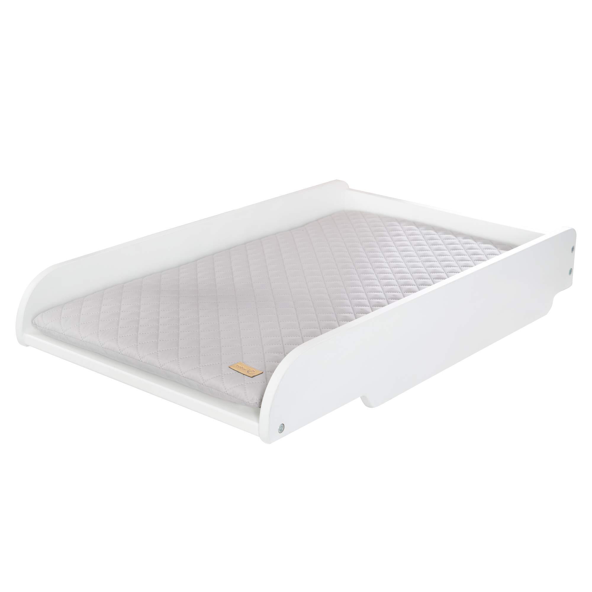 Acheter Roba Plan À Langer À Poser Sur Lits Bébé De 60x120 cm Et 70x140 cm + Matelas Imperméable Gris Roba Style - Bois laqué blanc Parfait état - 46,68 € Roba Plan À Langer À Poser Sur Lits Bébé De 60x120 cm Et 70x140 cm + Matelas Imperméable Gris Roba Style - Bois laqué blanc Parfait état reconditionné disponible sur Label Emmaüs
