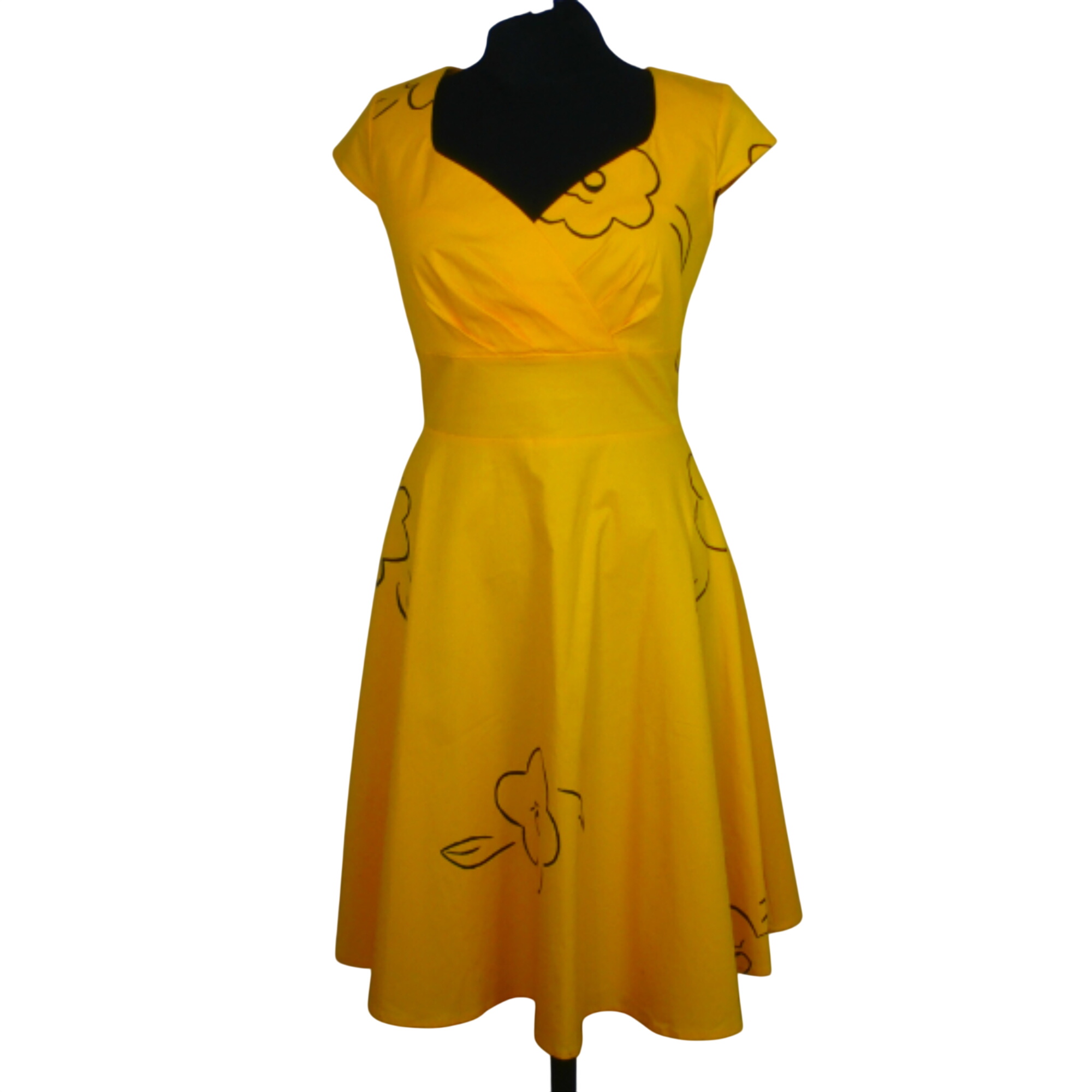 Acheter Robe BBONLINEDRESS, jaune et motifs fleurs, 98% coton, taille S Très bon état - 10,00 € Robe BBONLINEDRESS, jaune et motifs fleurs, 98% coton, taille S Très bon état reconditionné disponible sur Label Emmaüs