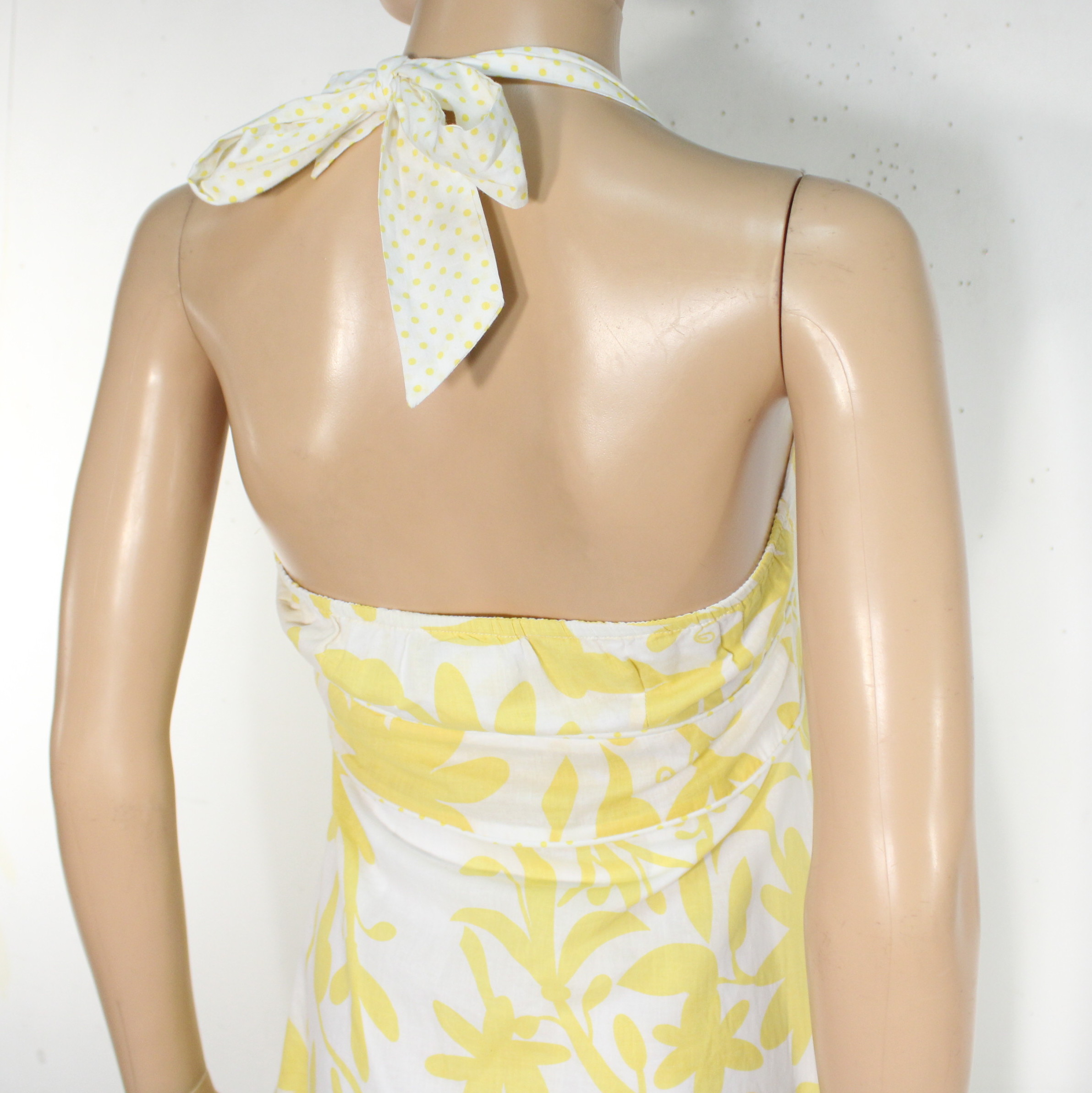 Voir photo 3 de Robe Blanche & Jaune Fleurie GRIFFLIN Taille M Robe Blanche & Jaune Fleurie GRIFFLIN Taille M Très bon état reconditionné photo 3