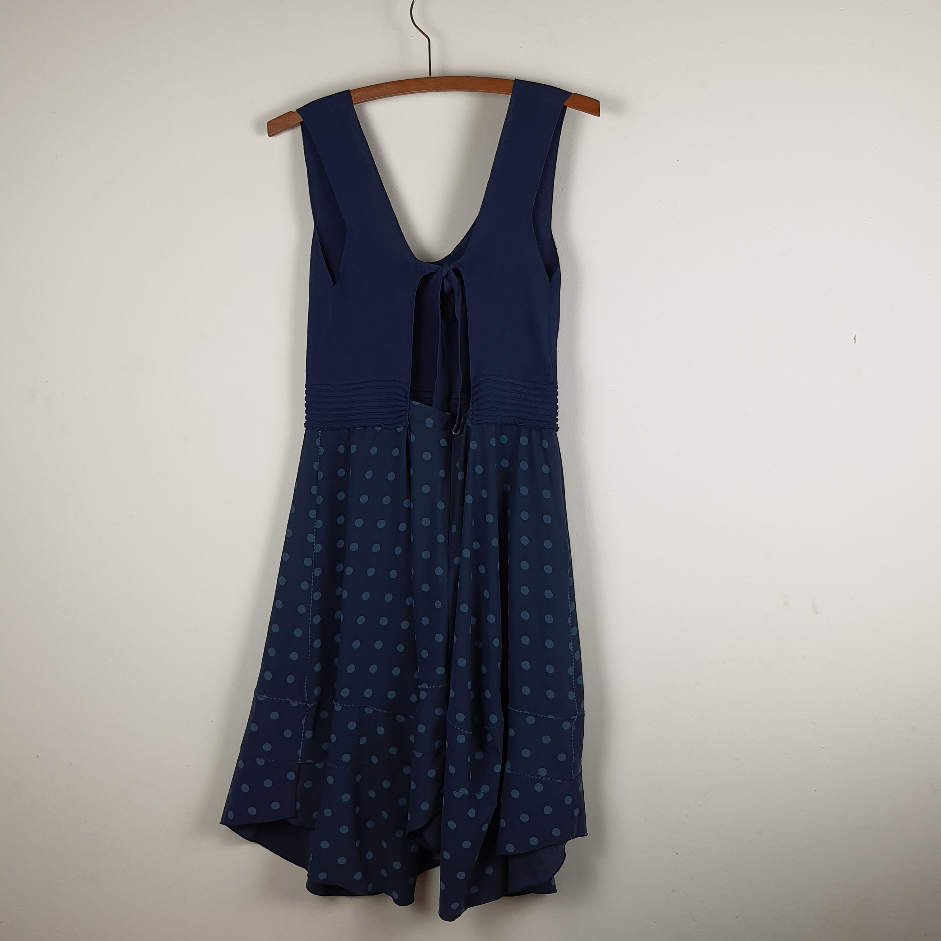 Voir photo 2 de Robe bleue à pois - Crea Concept - 38 Robe bleue à pois - Crea Concept - 38 Très bon état reconditionné photo 2