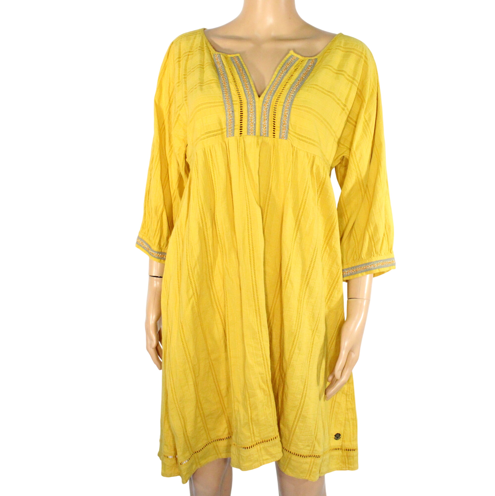 Acheter Robe Bohême Jaune LOLA ESPELETA Taille M Bon état - 11,50 € Robe Bohême Jaune LOLA ESPELETA Taille M Bon état reconditionné disponible sur Label Emmaüs
