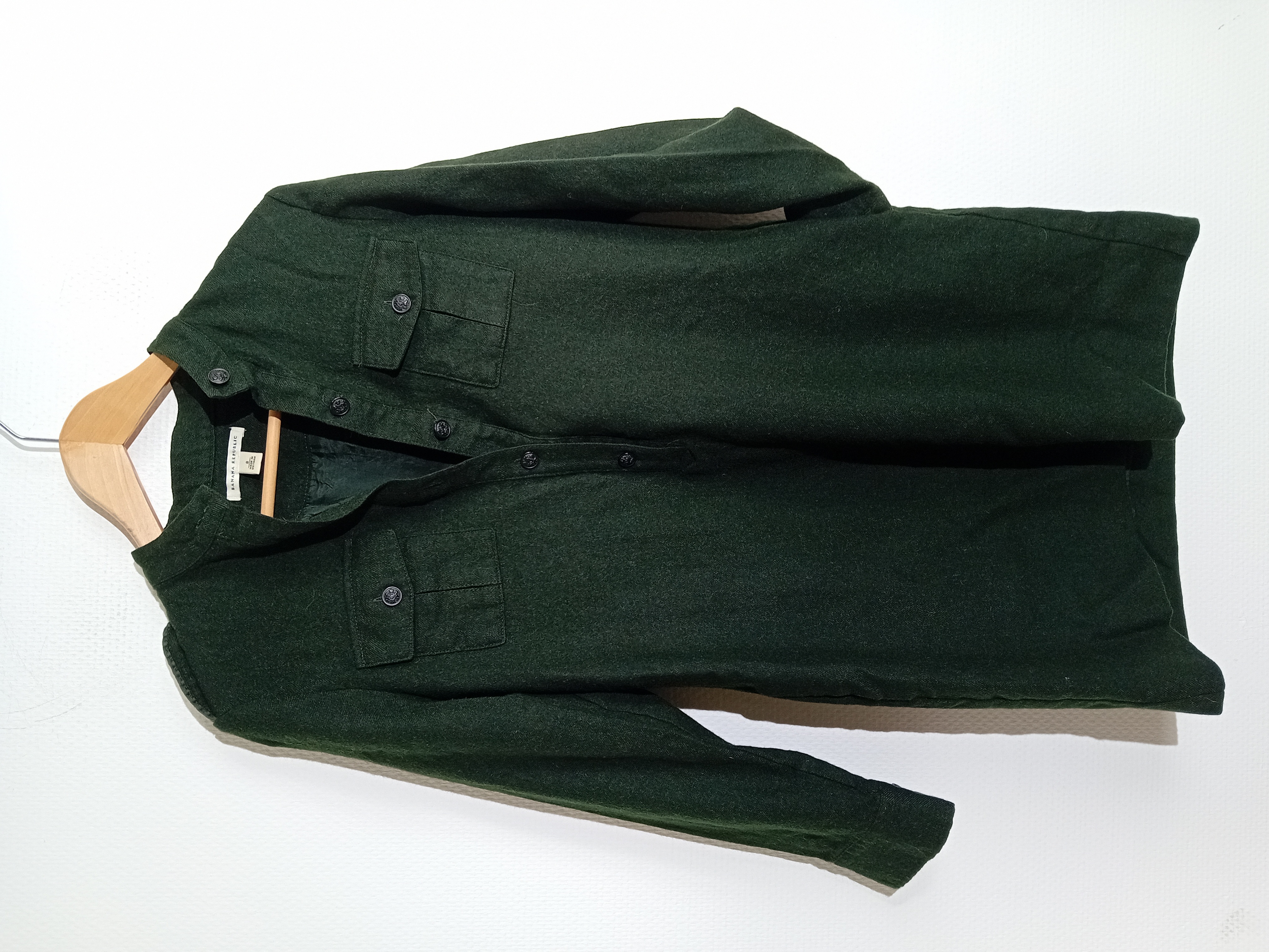 Voir photo 5 de Robe Chemise Banana Republic Vert Foncé S (T3878) Robe Chemise Banana Republic Vert Foncé S (T3878) Très bon état reconditionné photo 5