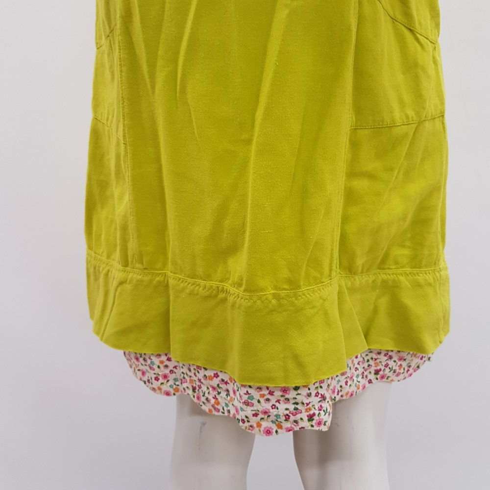 Voir photo 10 de Robe citron vert avec empiècements à petites fleurs - MARQUE INCONNUE - Taille XS Robe citron vert avec empiècements à petites fleurs - MARQUE INCONNUE - Taille XS Très bon état reconditionné photo 10