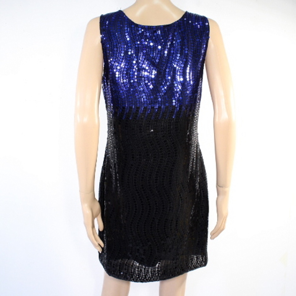Voir photo 4 de Robe Cocktail Noire & Bleue DERHY Taille M Robe Cocktail Noire & Bleue DERHY Taille M Très bon état reconditionné photo 4
