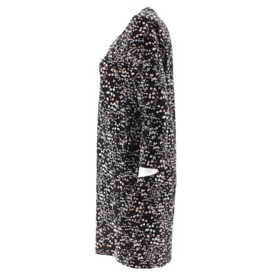 Voir photo 3 de Robe courte noire imprimée florales - femme - Mango - taille M Robe courte noire imprimée florales - femme - Mango - taille M Bon état reconditionné photo 3