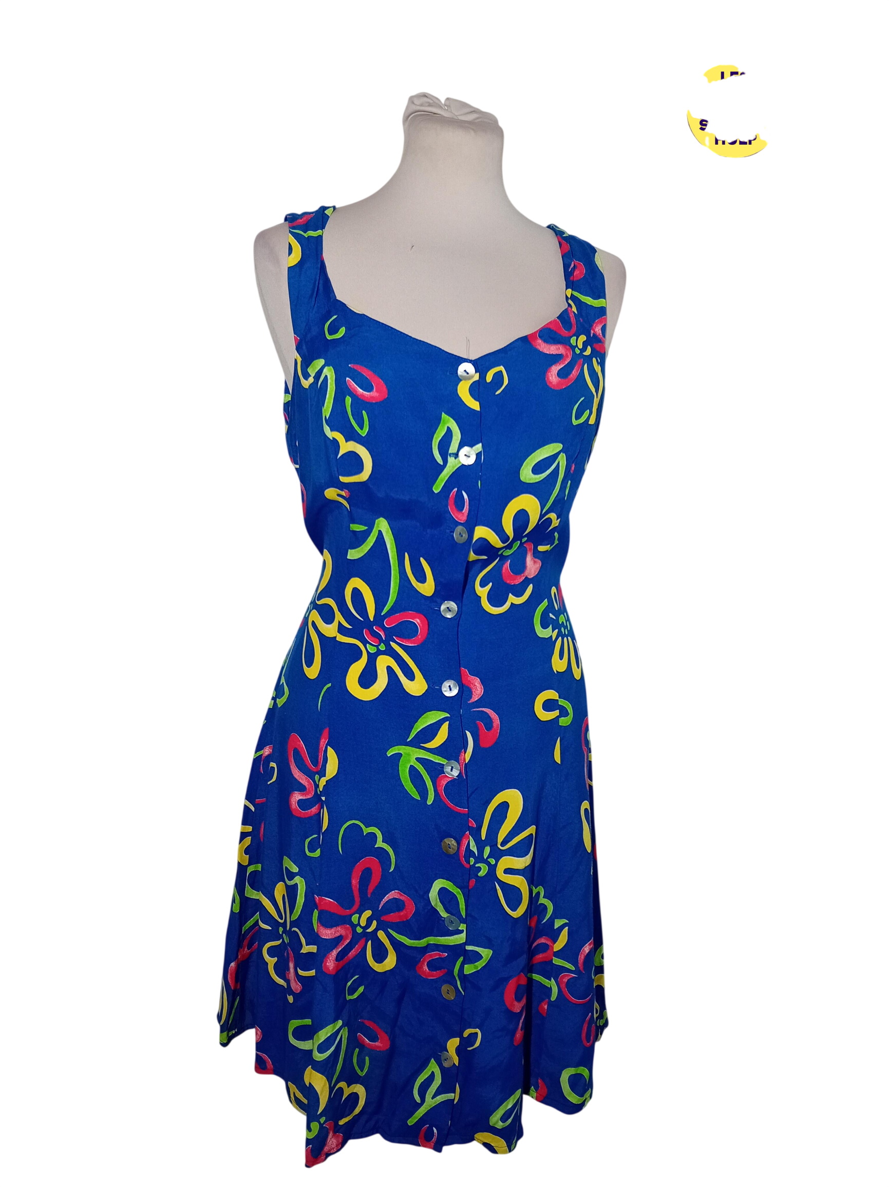 Acheter Robe D'été Imprimé Floral Bleu C&a L (V3527) Très bon état - 10,00 € Robe D'été Imprimé Floral Bleu C&a L (V3527) Très bon état reconditionné disponible sur Label Emmaüs