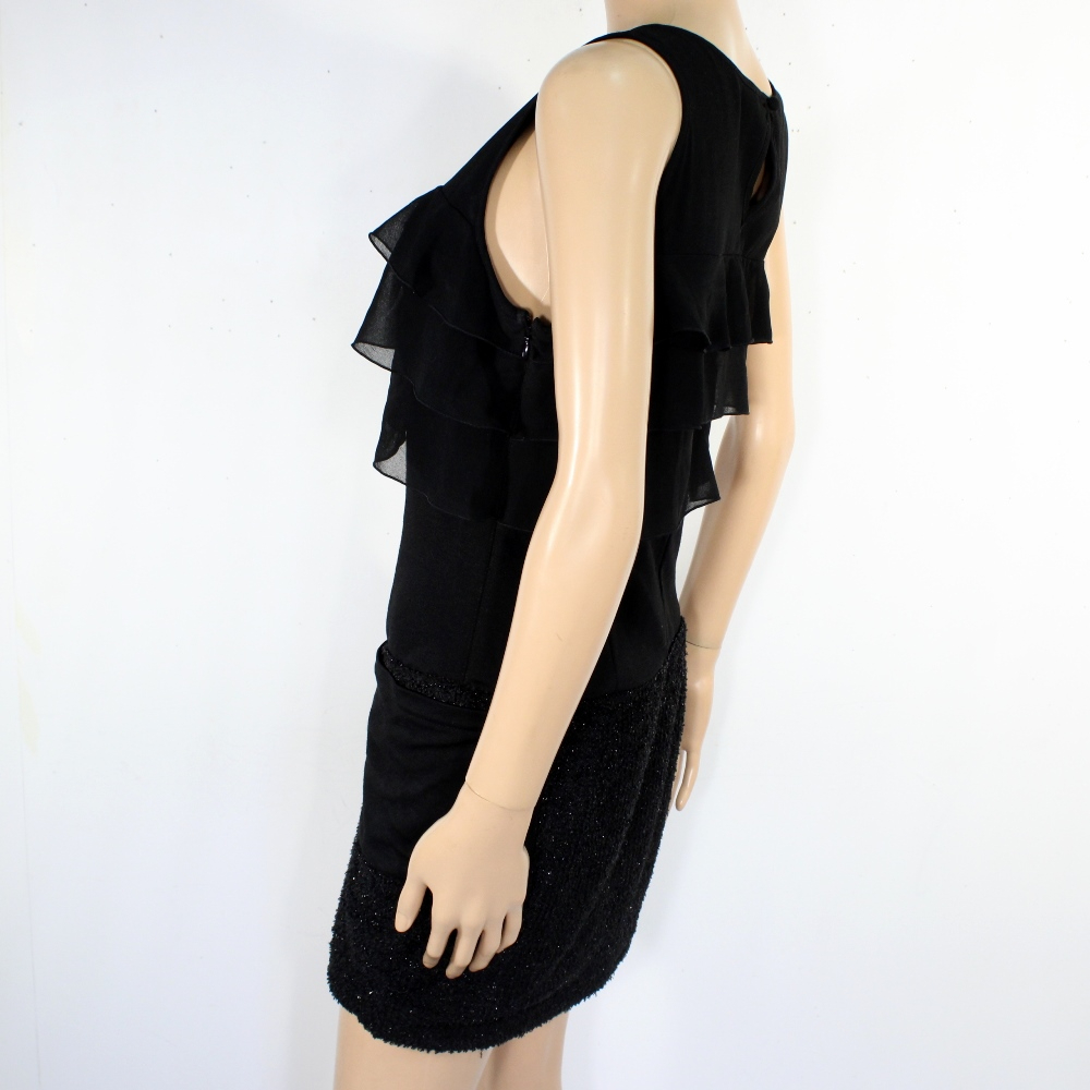 Voir photo 4 de Robe De Soirée Noire MORGAN Taille Estimé M Robe De Soirée Noire MORGAN Taille Estimé M Bon état reconditionné photo 4