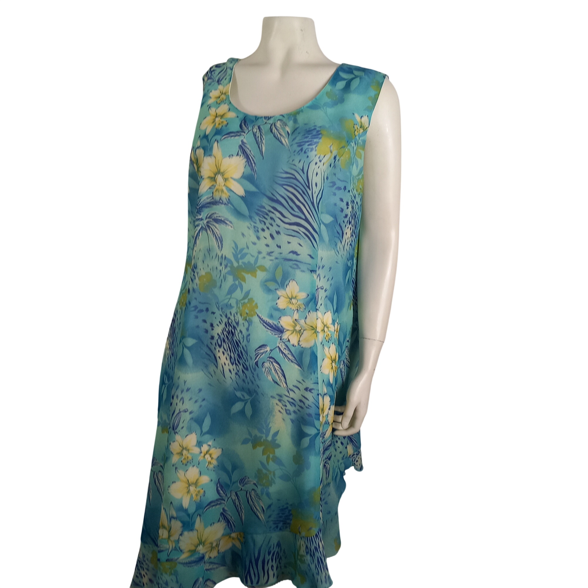 Acheter Robe fleurie bleu ciel doublée"AFIBEL" fermeture éclaire Très bon état - 10,90 € Robe fleurie bleu ciel doublée"AFIBEL" fermeture éclaire Très bon état reconditionné disponible sur Label Emmaüs
