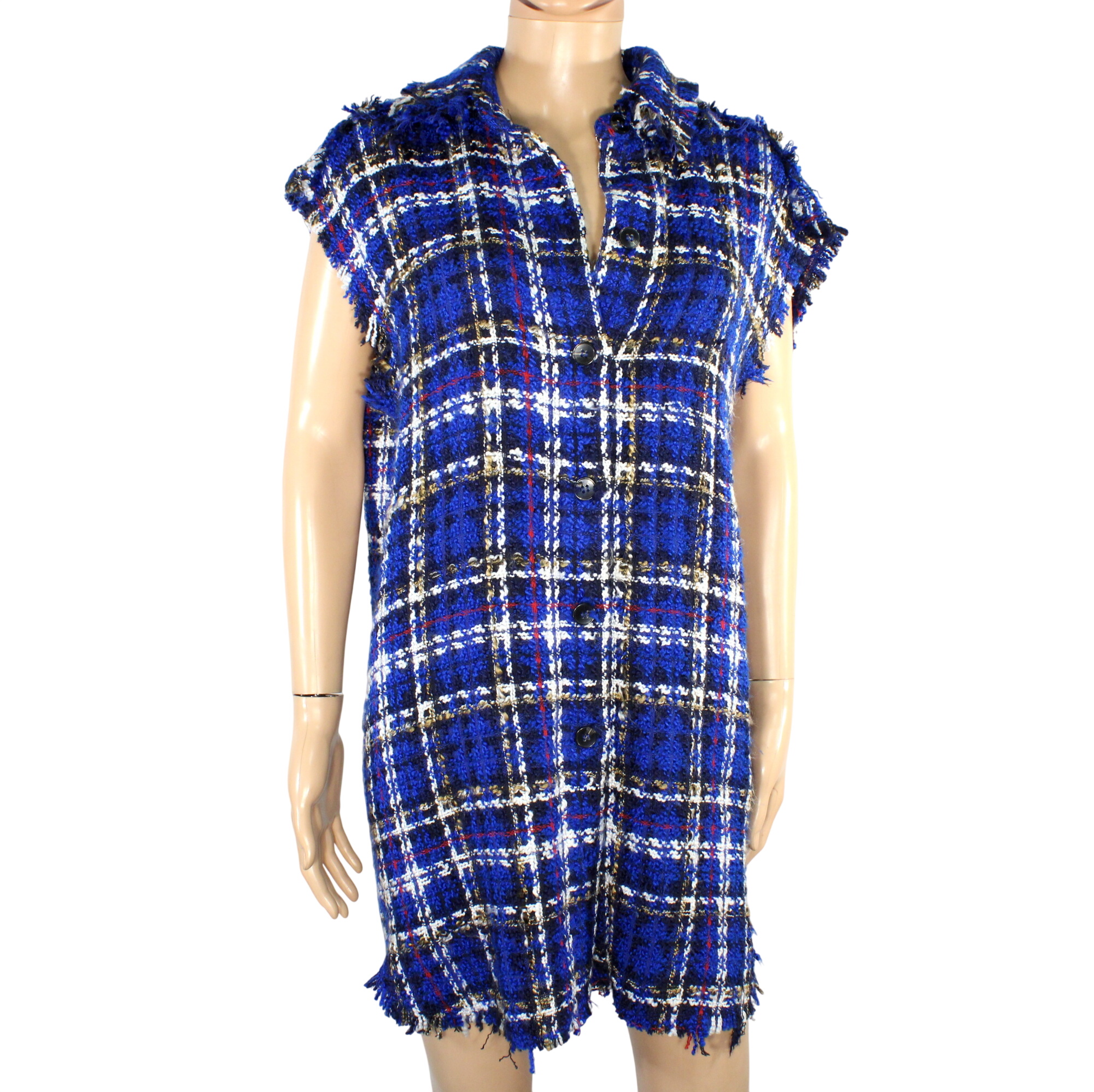 Acheter Robe Gilet Bleue A Carreaux ZARA Taille M Bon état - 11,50 € Robe Gilet Bleue A Carreaux ZARA Taille M Bon état reconditionné disponible sur Label Emmaüs