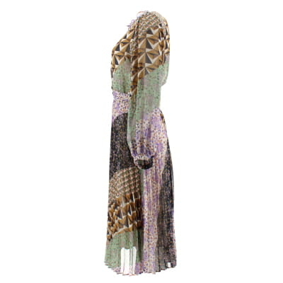 Voir photo 3 de Robe imprimée multicolore - Femme - Suncoo Paris - Taille 1 Robe imprimée multicolore - Femme - Suncoo Paris - Taille 1 Très bon état reconditionné photo 3