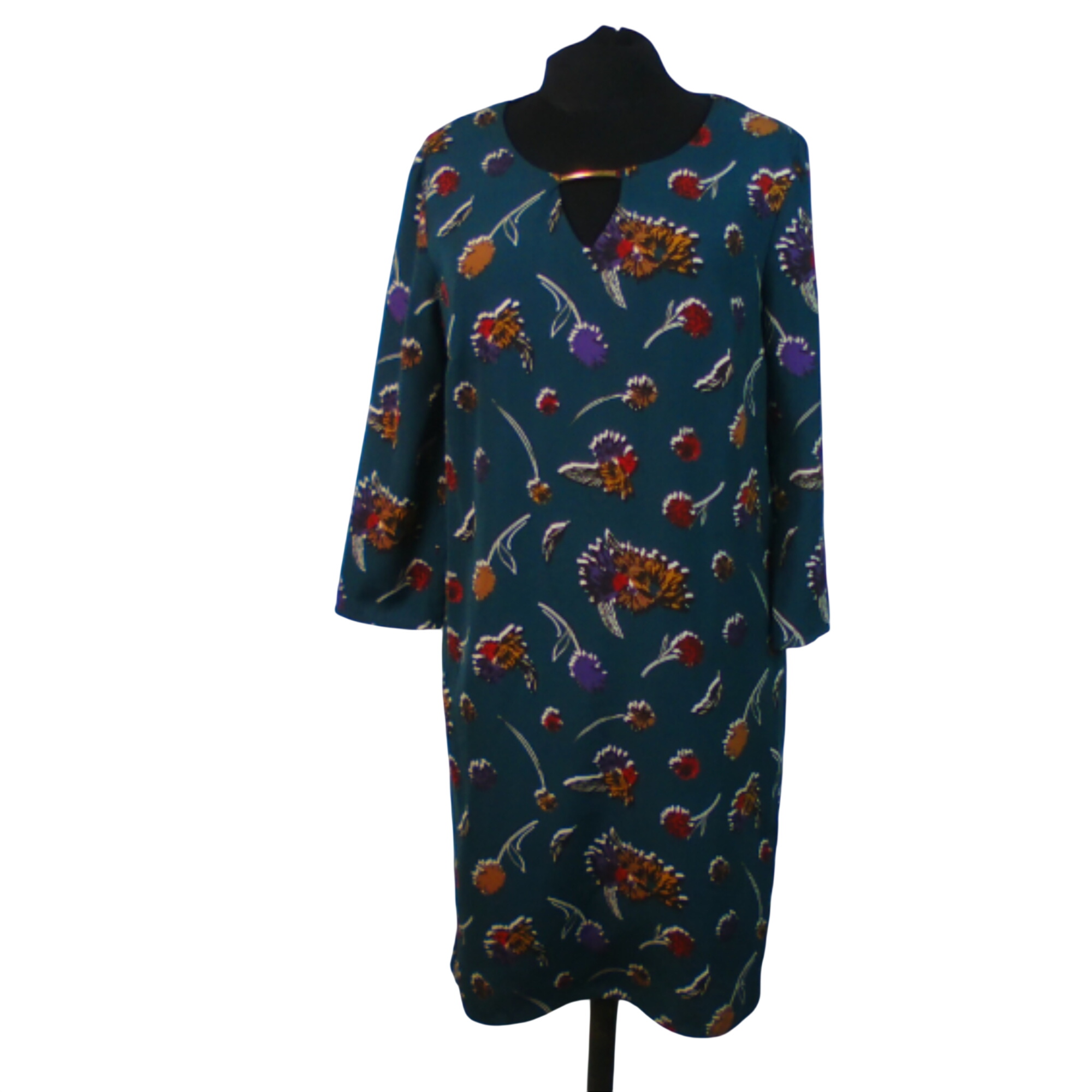 Acheter Robe LA FEE MARABOUTEE, motifs fleurs sur fond vert, taille 38 Très bon état - 10,80 € Robe LA FEE MARABOUTEE, motifs fleurs sur fond vert, taille 38 Très bon état reconditionné disponible sur Label Emmaüs
