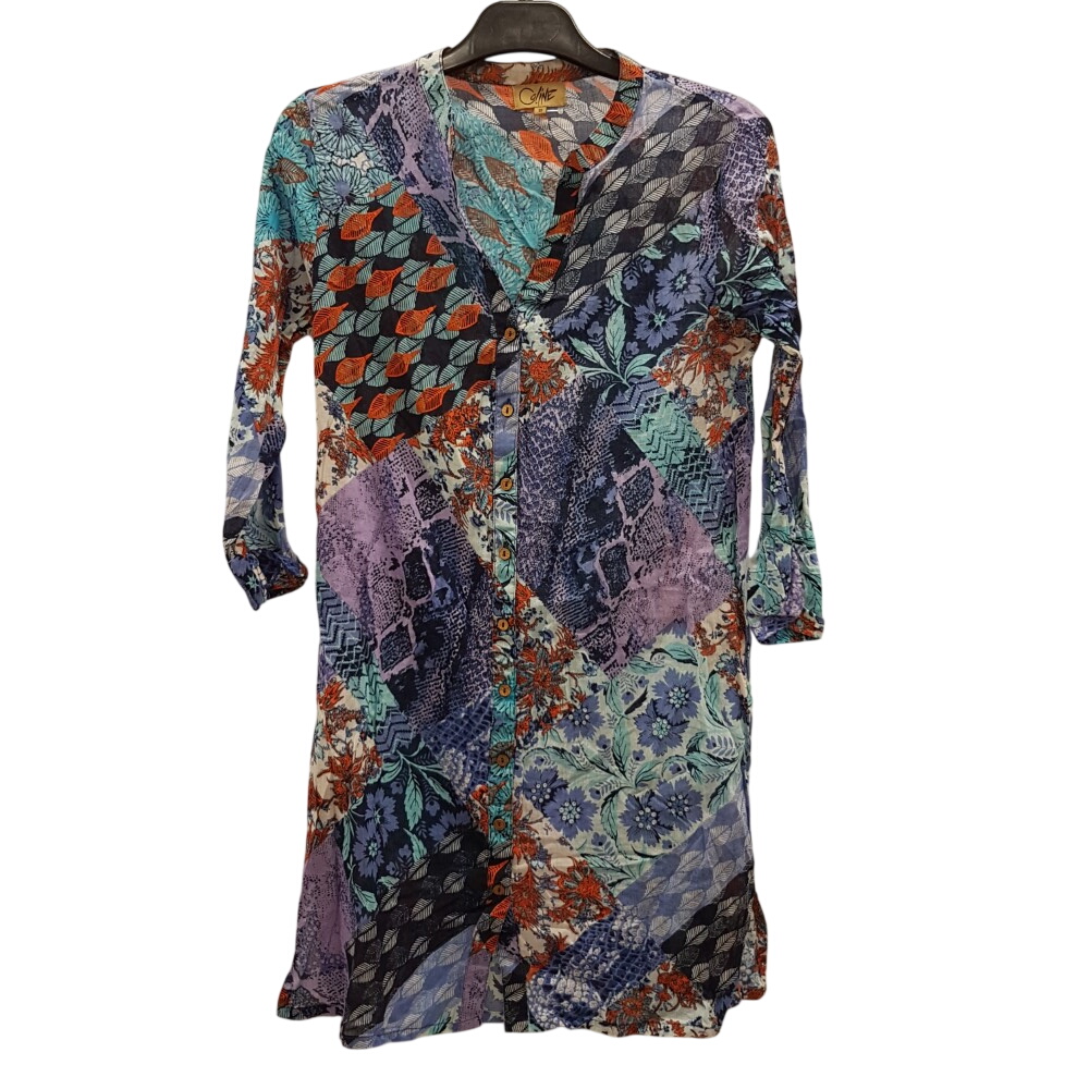 Acheter Robe légère imprimé exotique multicolore - COLINE - Taille S Très bon état - 11,00 € Robe légère imprimé exotique multicolore - COLINE - Taille S Très bon état reconditionné disponible sur Label Emmaüs