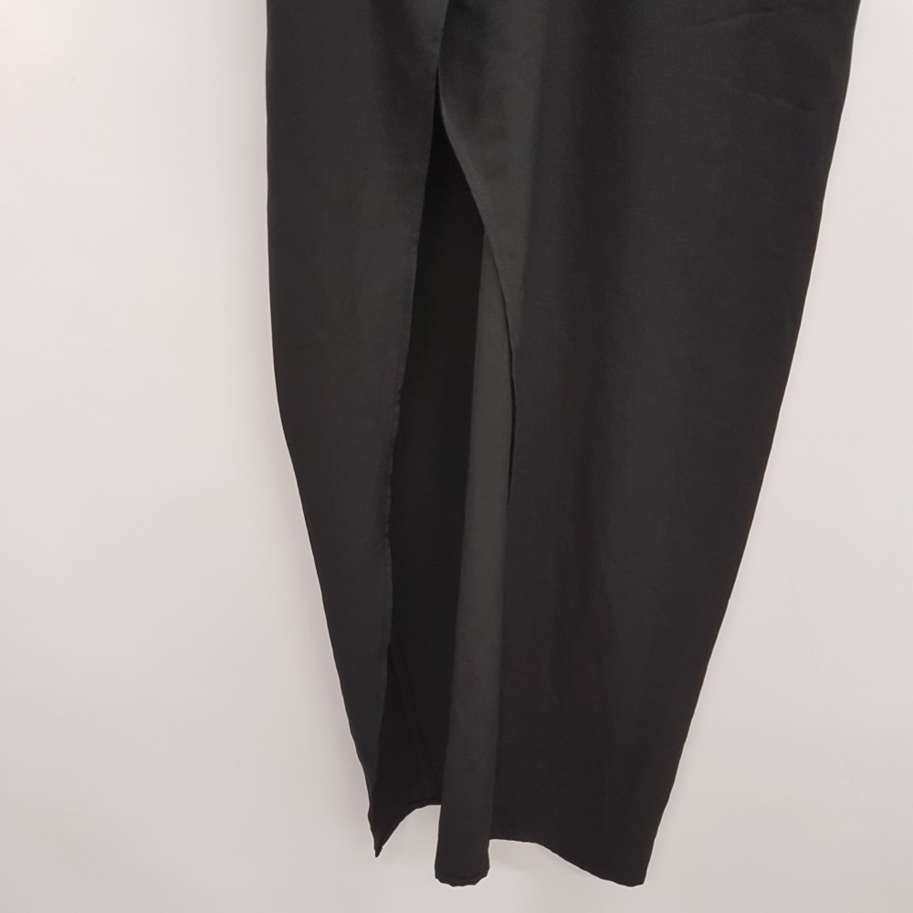 Voir photo 6 de Robe longue noire à fines bretelles - DOUBLE AGENT - Taille XS Robe longue noire à fines bretelles - DOUBLE AGENT - Taille XS Très bon état reconditionné photo 6