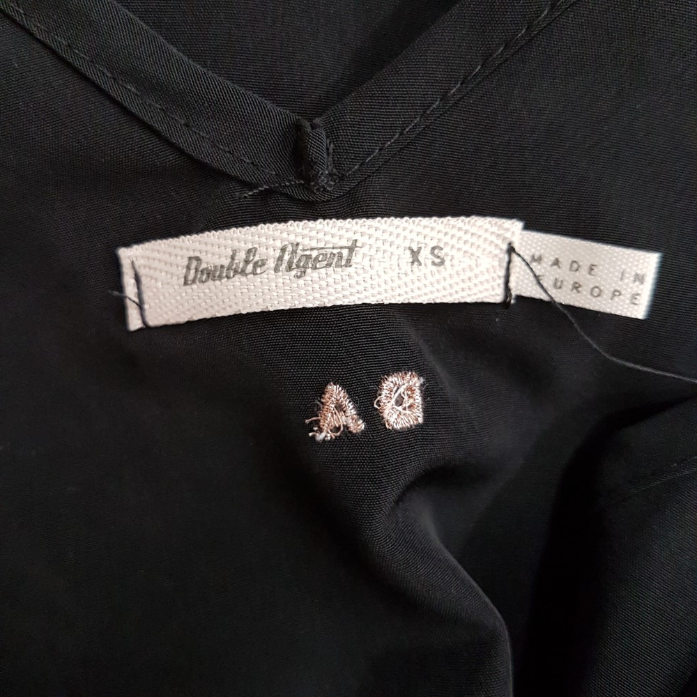 Voir photo 7 de Robe longue noire à fines bretelles - DOUBLE AGENT - Taille XS Robe longue noire à fines bretelles - DOUBLE AGENT - Taille XS Très bon état reconditionné photo 7