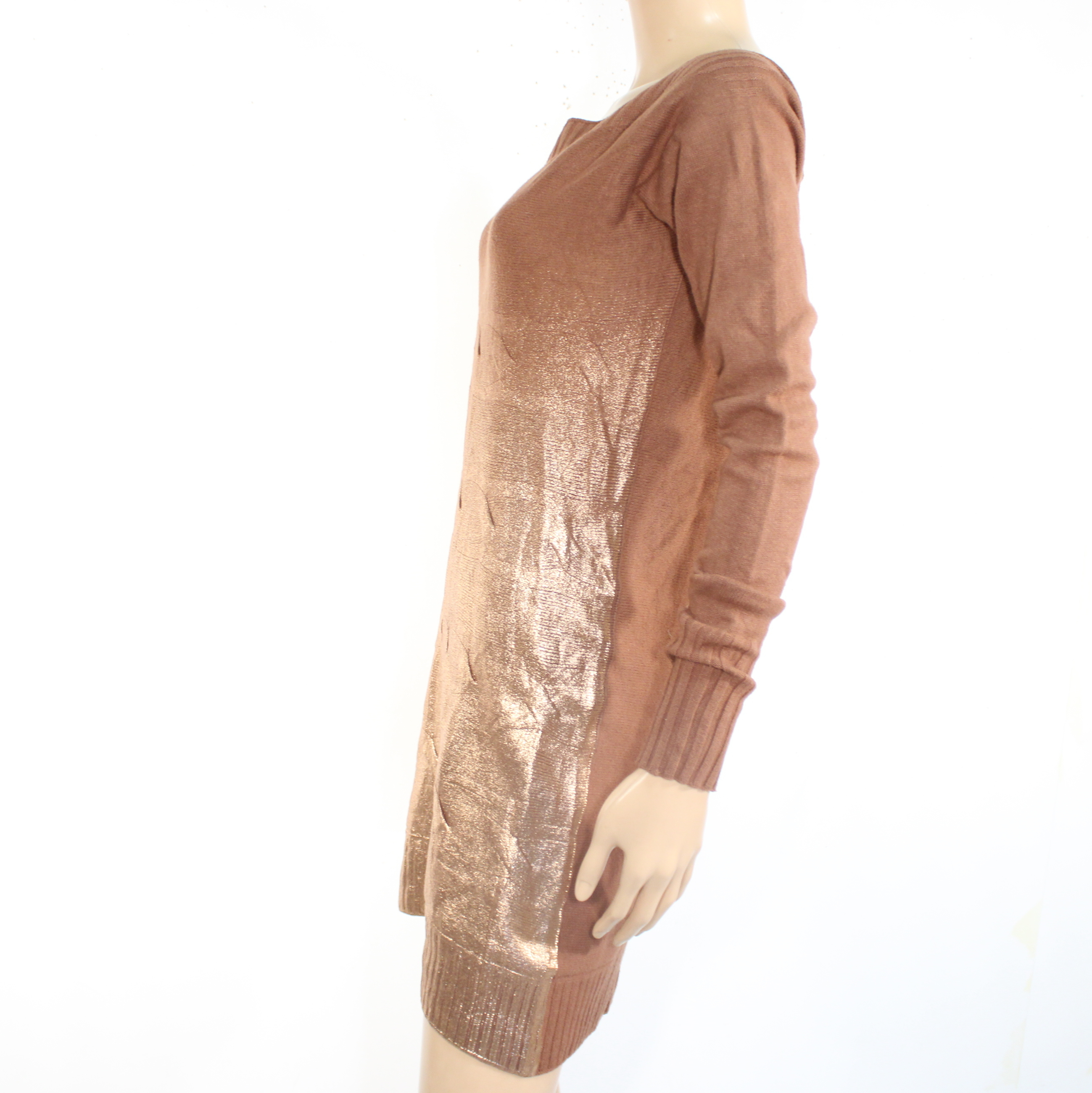 Voir photo 3 de Robe Pull Marron Acajou RINASCIMENTO Taille Estimée M Robe Pull Marron Acajou RINASCIMENTO Taille Estimée M Très bon état reconditionné photo 3