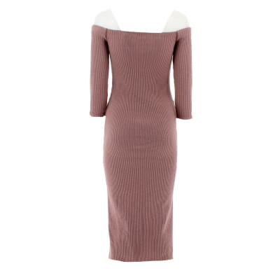 Voir photo 2 de Robe pull taupe - Femme - ZARA - Taille L Robe pull taupe - Femme - ZARA - Taille L Bon état reconditionné photo 2